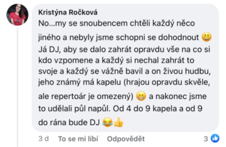 zkušenosti spotify svatba