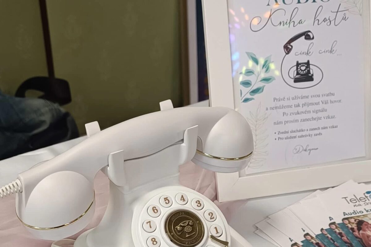 Telefon na svatbu - audio kniha hostů
