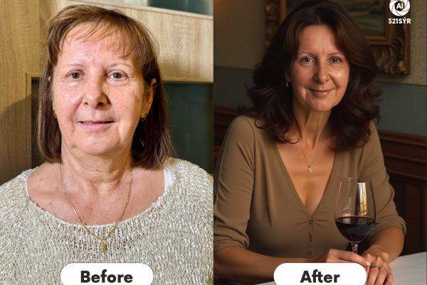 AI fotokoutek před a po