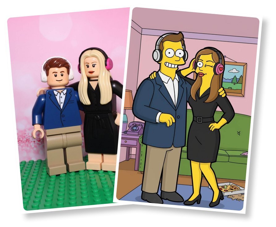 Ai fotokoutek fotobudka - lego simpsnovi