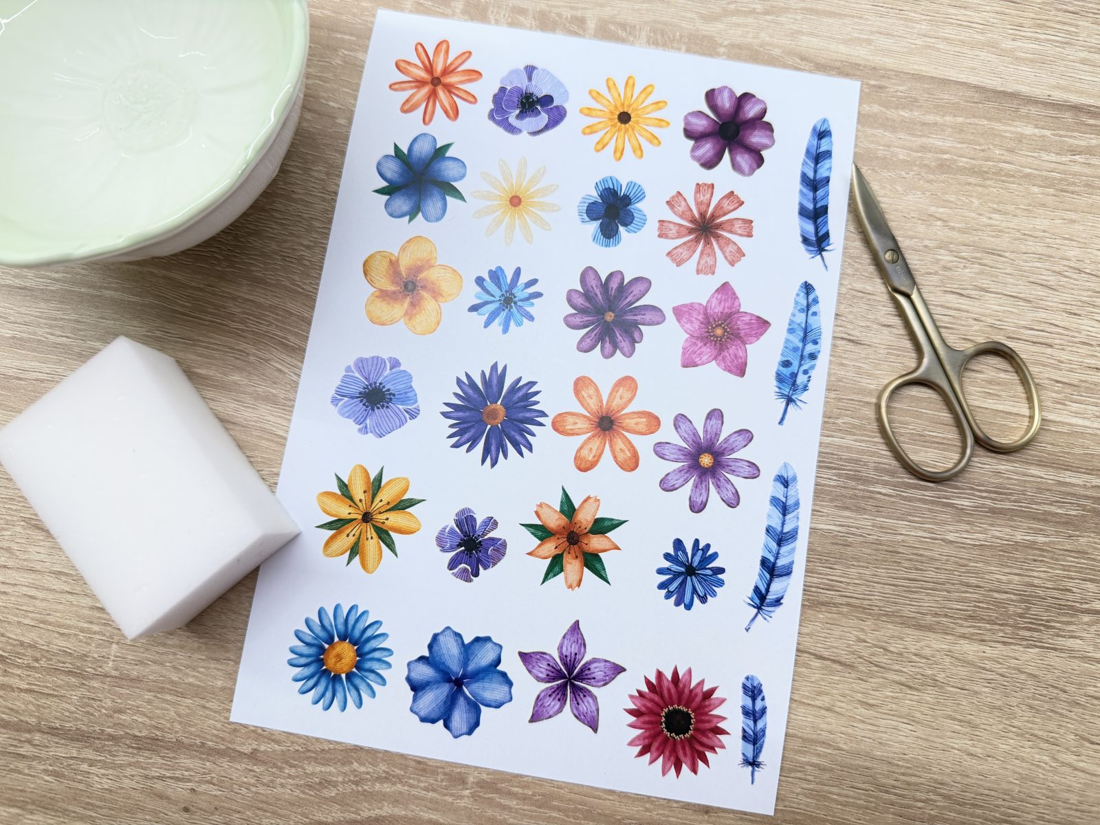 Dočasné svatební tetovačky (arch A5) Dočasné svatební tetování - vodní tetovačky