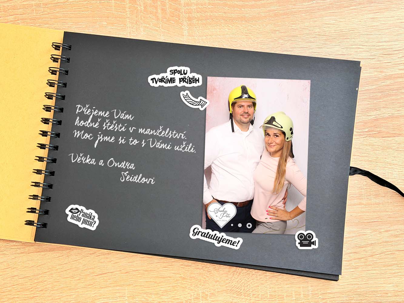 Samolepky do fotoknihy – rodinné (A4, bílá, 80 ks) Samolepky do fotoknihy